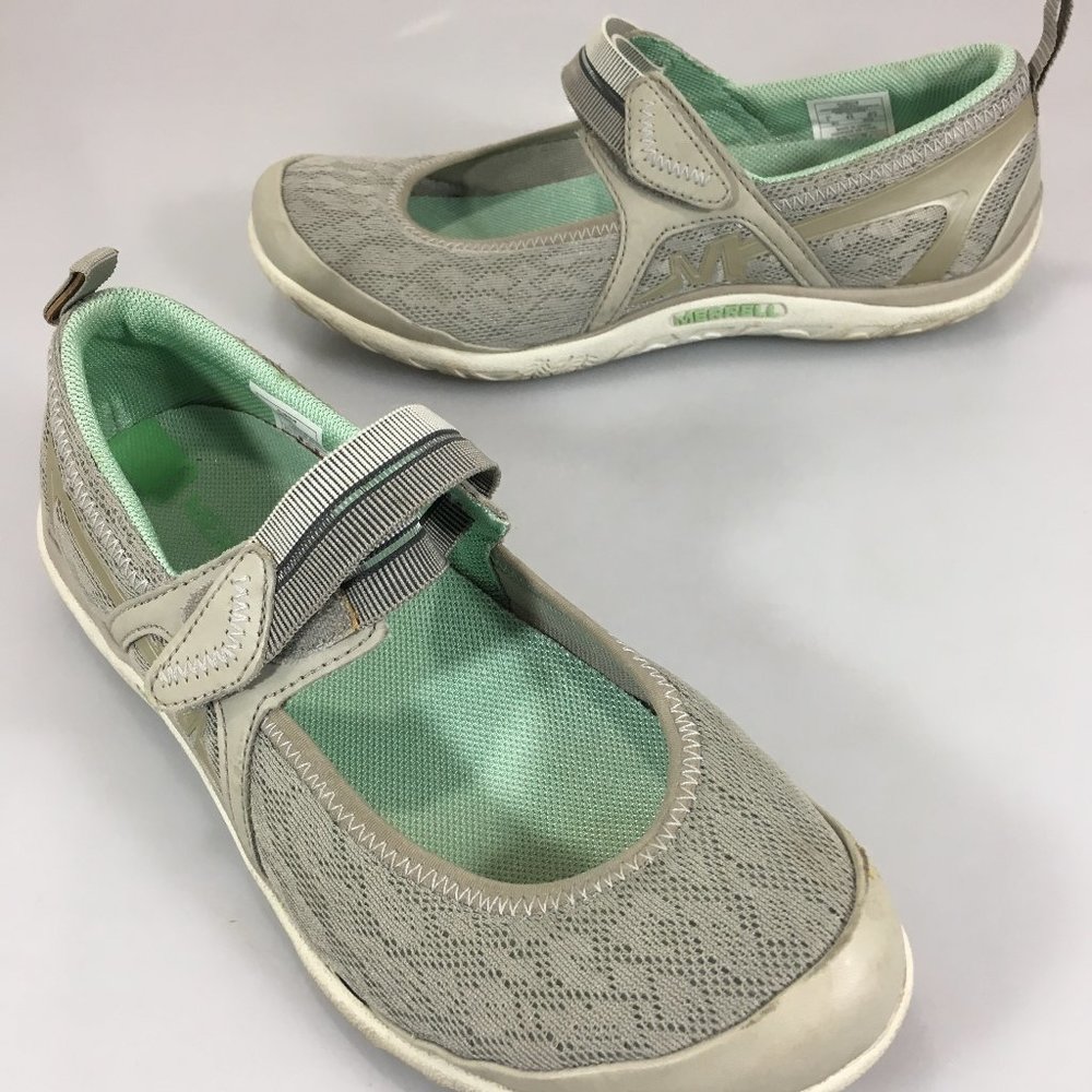 Merrell 7 Aluminum Enlighten Eluma Breeze Mary Jane Mesh Shoes Sneakers